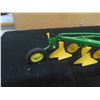 Image 4 : John Deer 4 B Plow, Metal with Rubber Tires - plow was touched up with paint , 