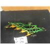 Image 5 : John Deer 4 B Plow, Metal with Rubber Tires - plow was touched up with paint , 