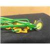Image 7 : John Deer 4 B Plow, Metal with Rubber Tires - plow was touched up with paint , 