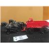 Image 2 : Custom Classics McCormick Corn Wagon + 2 Horses , Die Cast with Box, 1:!6 Scale