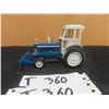 Image 1 : Ford Tractor with Blade Die Cast, Plastic Cab, Britain Ltd. 2" x 3.5" x 5" 