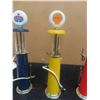 Image 3 : 3 gas Visible Pumps 7.5" Tall ; Standard, Gulf, Shell - with Boxes