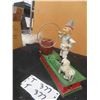 Image 3 : Modern Cast Mechanical Bank Trick Dog - No Box 3" x 7" x 8" 