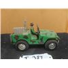Image 3 : Marx Military Jeep - Plastic with Man , No Box 3.5" x 4" x 7.5" 