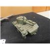 Image 3 : Die Cast Tank 2.5" x 2.5" x 4.5" + Plastic Military Plane - No Box 12" x 16.5" 