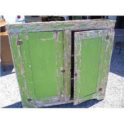 Primitive Pine Pantry Cabinet
