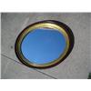 Image 1 : Heavy Oval Wood Frame Mirror