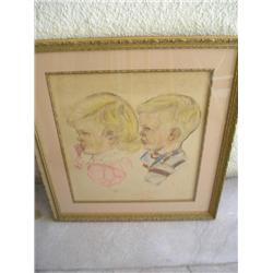 Child's Portrait dated 1948