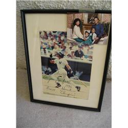 Signed Jesse Barfield photo