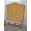 Image 1 : Natural wicker twin headboard