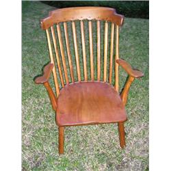Old wood chair