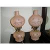Image 1 : Pair of Pink Boudoir Lamps