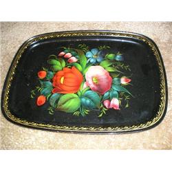 Toleware Painted Tray/USSR