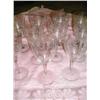 Image 1 : Set of 10 Crystal Wine Gobles