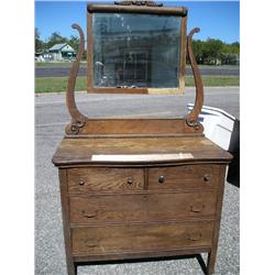 Two Over Two dresser w/key