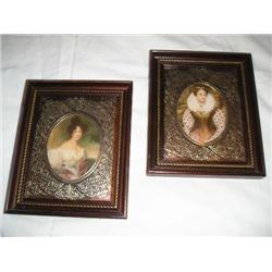 Pr. Of framed Victorain prints.