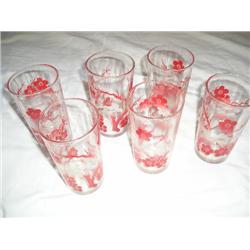 Set of 6 juice glasses