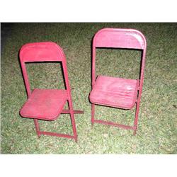 Pr. Of Childrens Red Chairs