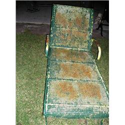 Metal Chaise Lounge