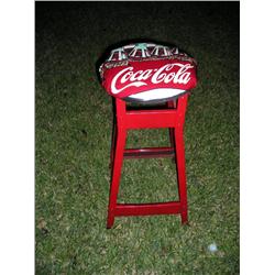Coca-Cola Metal Stool