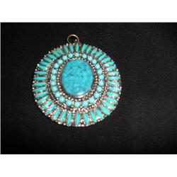 Lg. Turquoise Necklace Pendant