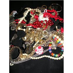 Large Bag of Assorted Jewelry-fun!!!