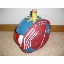 Texas Painted Old Canteen