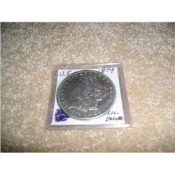 1879 P Morgan Silver Dollar(EF)