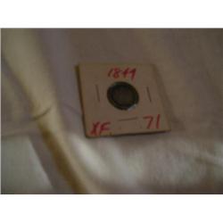 1849  Seated Liberty Dime(EF)