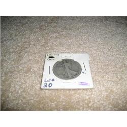 1917 S Obv. Walking Liberty 1/2 Dollar(G)