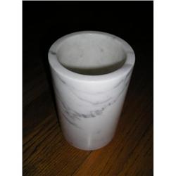 Marble wine bottle holder from Italy