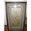 Image 1 : Framed silk oriental bird