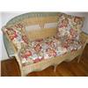 Image 1 : Natural Wicker Loveseat.