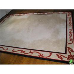 Lg. Oriental Carousel 100% wool pile rug.