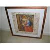 Image 1 : Angelic print w/copper color frame