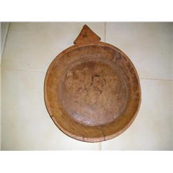 Old wood hand carved bowl