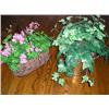 Image 1 : 2 floral pots w/greenery
