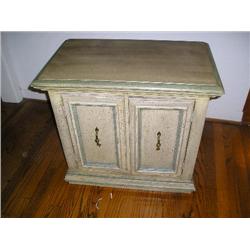 Small end table, faux peel paint finish.