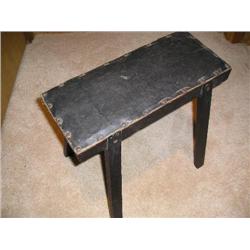 Primitive small bench.