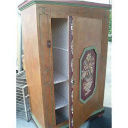 Large wood linen closet