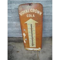 Royal Crown Cola Metal thermometer