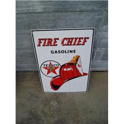 Fire Chief Texaco sign