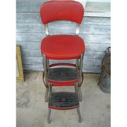 Red Kitchen Step Stool