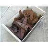Image 1 : Crate of old sweeps & barn door hinges