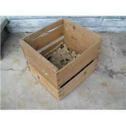Wood egg crate