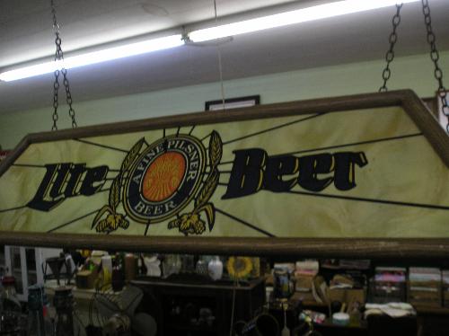 miller pool table light