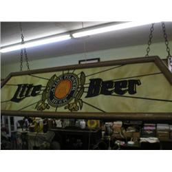 Miller Lite pool table light