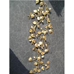 Gold leaf wall hanging