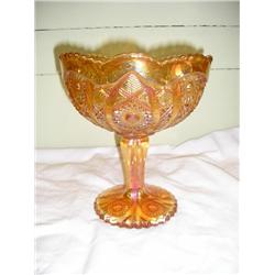 Carnival Glass Compote