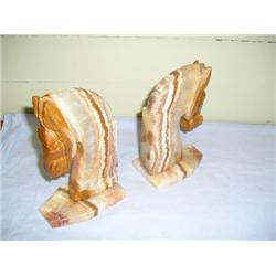 Horsehead book ends
